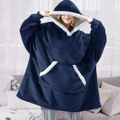 Winter Fleece Oversized Hoodie - Boaties Collective