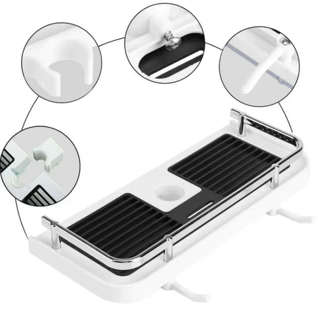 No Drilling Shower Caddy Rack Storage Organizer - Boaties Collective