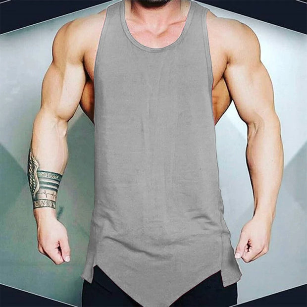 Men's Athletic Gym Fitness Tank Top - Solid Sleeveless Vest - Boaties Collective