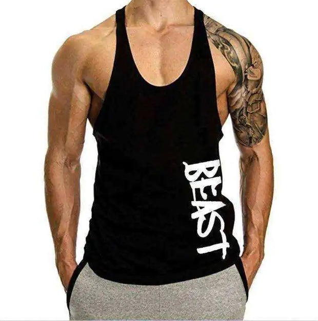 Beast Print Fitness Muscle Shirt - Boaties Collective