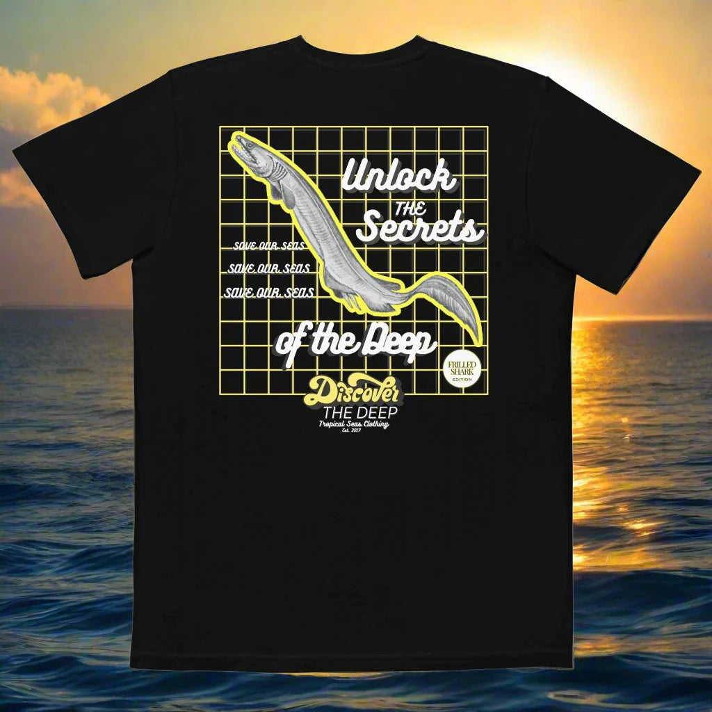 Discover the Deep Frilled Shark Edition Pocket T-shirt - Boaties Collective