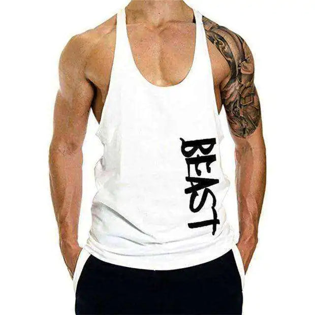 Beast Print Fitness Muscle Shirt - Boaties Collective