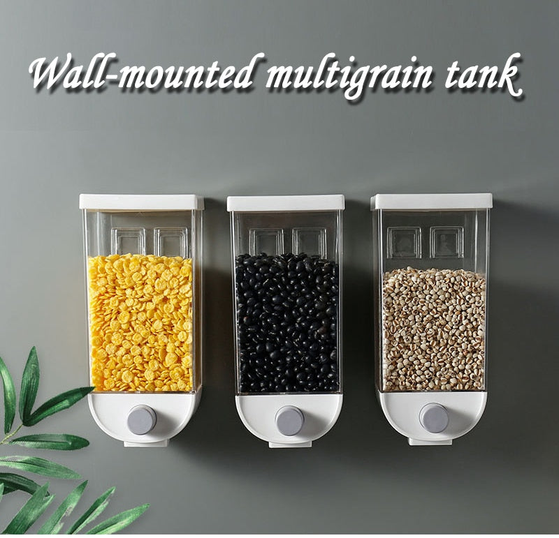 Wall-Mounted Kitchen Multi-Grain Sealed Jars - Boaties Collective